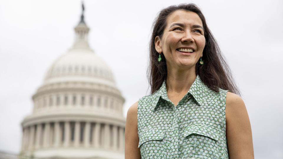 Rep. May Peltola at U.S. Capitol