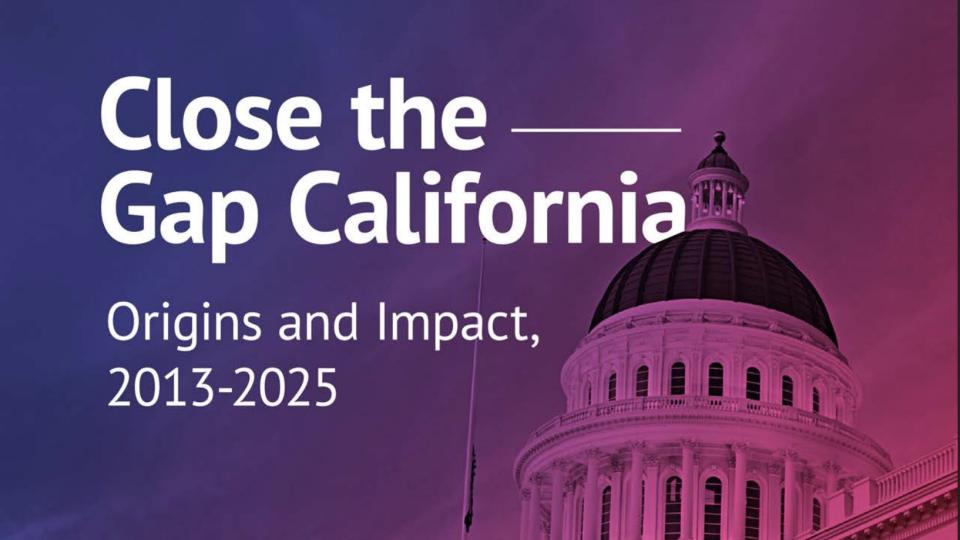 cover of close the gap report