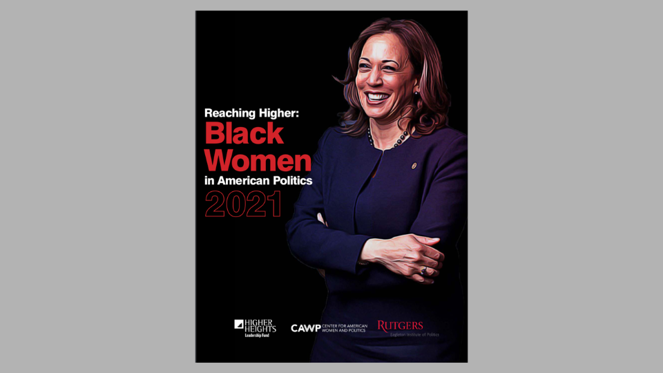 Report cover, showing Vice President Kamala Harris smiling with arms crossed.