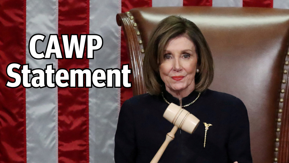 CAWP Pelosi Statement Graphic