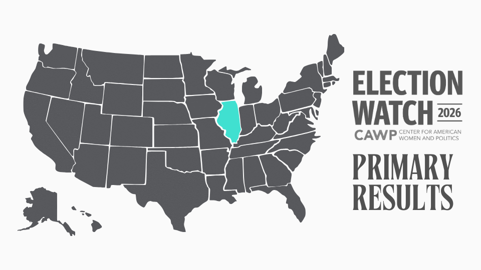 Primary Results Map Graphic Highlighting Illinois