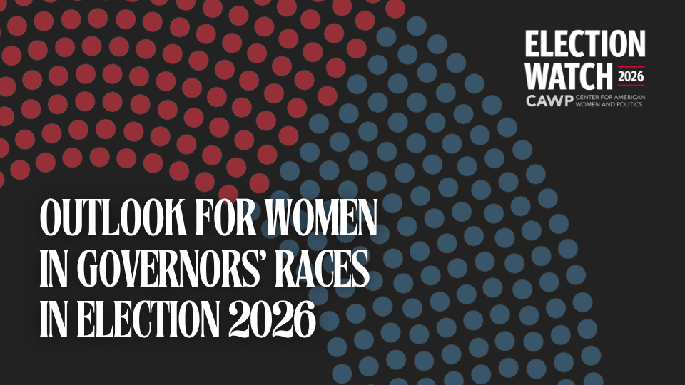 Outlook for women in governors' races graphic