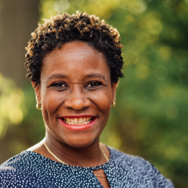 Board of Education President Dr. Hazel-Anne Johnson Marcus