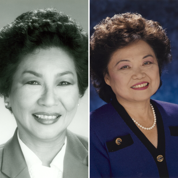 Representatives Patricia Saiki (R) and Patsy Mink (D)