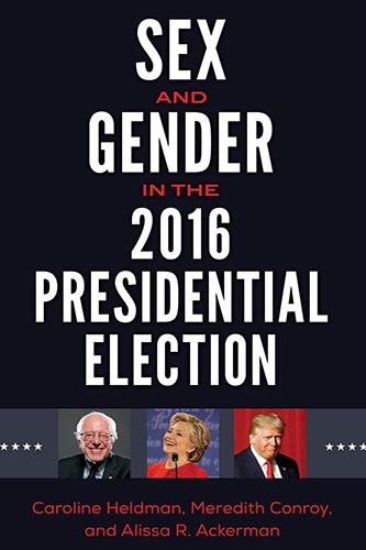 Book cover, Bernie Sanders smiling, Hilary Clinton smiling, Donald Trump